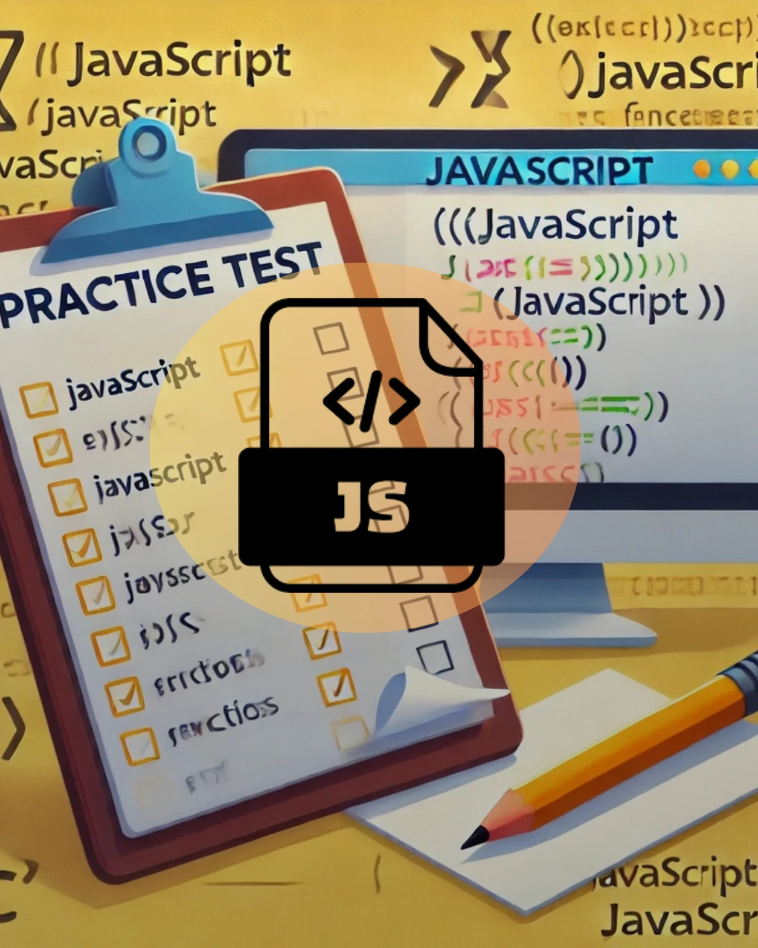 JavaScript programming language logo