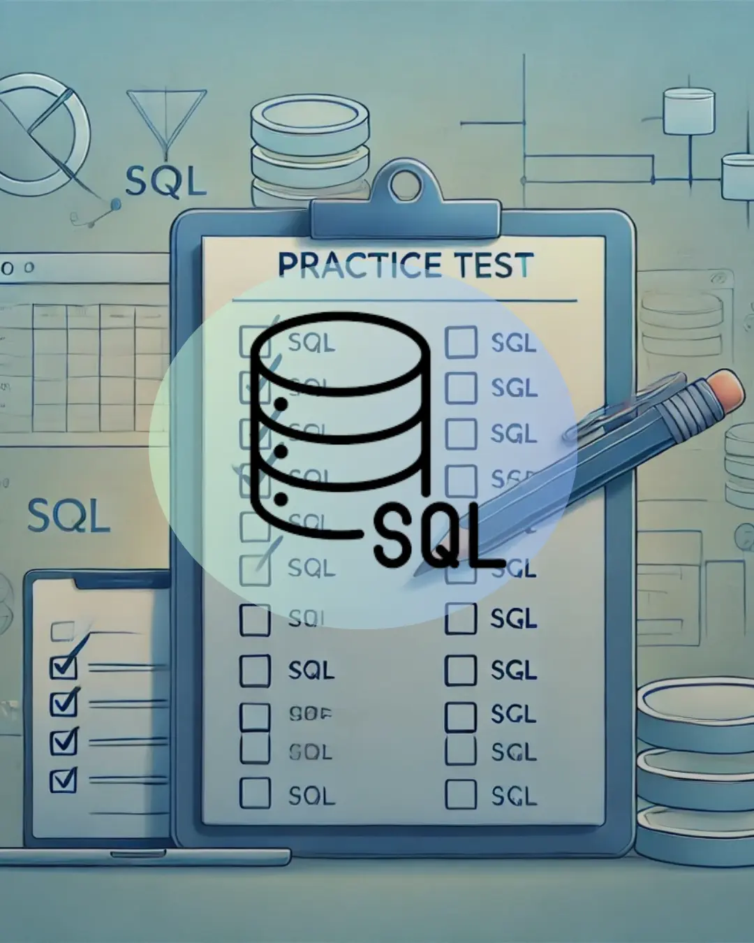 SQL database language logo