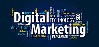 Digital marketing strategy illustration